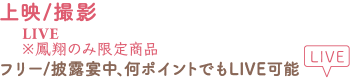 上映・撮影